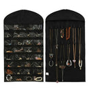 32-Pocket Jewelry Hanging Organizer Storage Holder Display Bag Double Side bvf