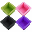 Silicone Square Toast Mould Cake Muffin Loaf Baking Pan Soap Bakewar Mold D J8M2