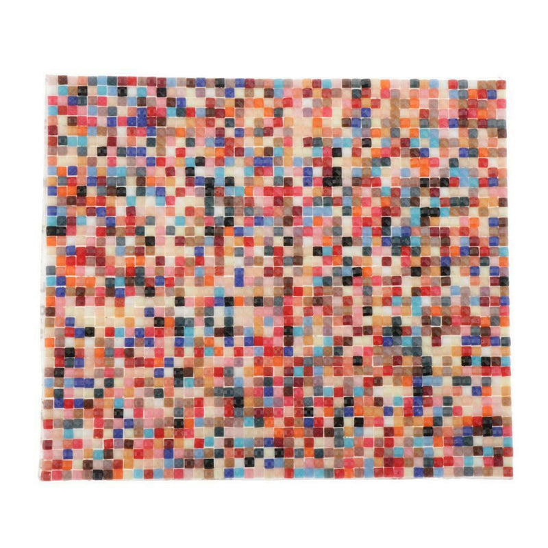 1/12 Handmade Miniatures Mosaic Rug Carpet Floor Covering Tile Wallpaper,