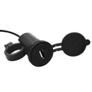 Waterproof USB Charger Socket Adapter Power for 12V Car Motorcycle Handlebar Kw