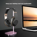 Metal Gaming Headphones Holder Support Headset Desk Display Stand (Pink)
