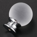 8-IN-1 Diameter 30mm Clear Round Ball Crystal Glass Cabinet Knob Cupboard D