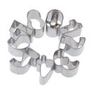 Stainless Steel Mold  Number Cutter Cookie/Fondant Cutter Set Cake DecoratingME