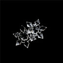 5Pcs Crystal Clear Acrylic Snowflakes Snowflake Ornaments Party Christmas Deco Z