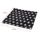 Pillow Case Black And White Pattern Pillow Case Cotton Linen Print 45x45Cm  Y5B3