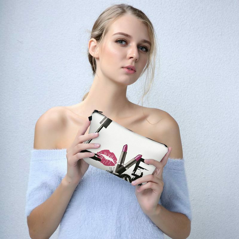 Roomy Cosmetic Bag,3 Piece Set Waterproof Toiletry Pouch Makeup With Zipper W1F4