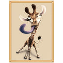 5D DIY Full Drill Diamond Painting Cross Stitch Embroidery (Giraffe-k566)