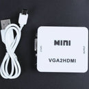 1080P Audio VGA to HDMI HD HDTV Video Converter Box Adapter for PC Laptop D