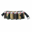 Beer Belt Soda 6-Can Holster Belt with Buckle, Beer Holder for Parties, Pic