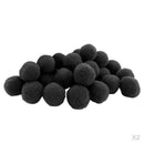 200Pcs Vibrant Colours Fluffy Small Craft Pompoms 18mm Black