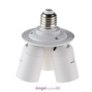 3/4 in1E27 Base Socket Splitter Light Lamp Bulb Adapter(E27-3E27)