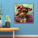Full Round Drill Picture DIY Costume Dog Diamond Painting Poster (W571)