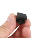 12 Pcs 15mm x 15mm Plastic Square Caps Tube Pipe Inserts End Blanking
