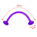 Portable Silicone Yoga Pull Rope Fitness Color Random Elastic Rope StretchBand &