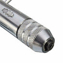 5pcs T-handle Screw Tap Ratchet Taps with Spanner Wrench Drift Holder Set