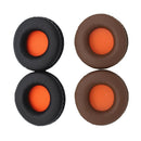 Headphone Ear Pads Cushions Replacement For Skullcandy Hesh, Brown+Orange