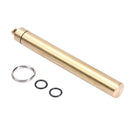 Outdoor Alloy Waterproof Canister Toothpick Holder Capsule Seal Bottle Keyring