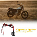 12-24V Car Motorcycle Truck Cigarette Lighter Socket with 10A In-line Fuse+Wire