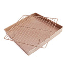 Pan Half Sheet Baking Pan and Bakeable Nonstick Cooling Rack