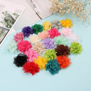 10PCS Satin flowers baby artificial flowers for headbands DIY flower hair_ES