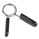 2x Standard Olympic Barbells Spring Clips Dumbbell Bar Gym Lifting Bars Collar