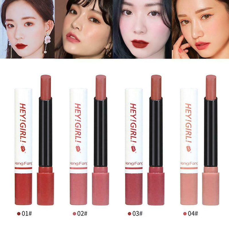 4 Colors Creative Lipstick Set Matte Long Lasting Matt Lip Stick Tube Lip Makeup