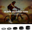 5pcs/set 28.6mm Carbon Fiber Washers MTB Bike Bicycle Headset Stem Spacers A