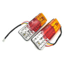 3Colors LED Waterproof Tail Light Reverse Brake Stop Motorcycle Turn Signal 1lj