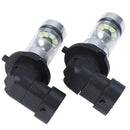 2x NEW White H10 9140 9145 High Power 100W LED Car DRL Fog Driving Light Bul_