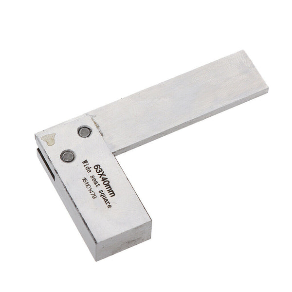 2 Pieces L Shaped 90 Deg Angle Try Square Ruler Universal Clamping Block DIY