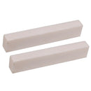 2x Bridge Nut Guitar Saddle Uncarved Bone Nut Saddle -52x6x9 Mm