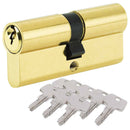 Anti-theft Door Key Security Copper Lock Cylinder Interior Brass Lock Core A