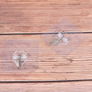 10x Strong Clear Suction Cup Sucker Wall Hooks Hanger For Kitchen Bat Hn