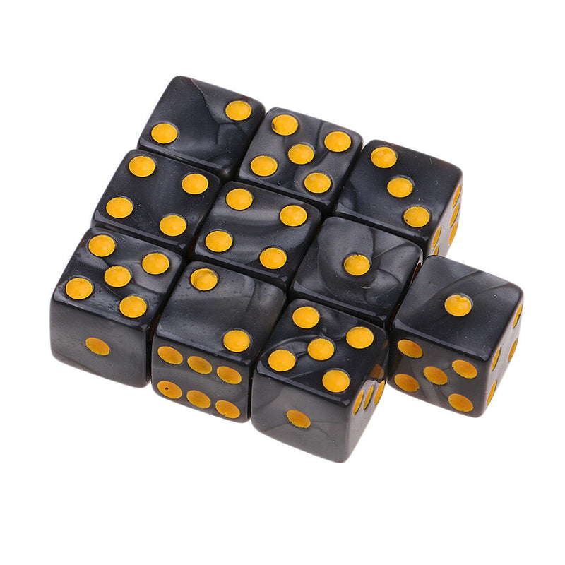 20Pcs/Pack Six Sided D6 Dice Die 16mm for Dungeons & Dragons Role Play Toys