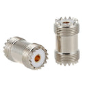 5-Pack PL-259 UHF Female to UHF Female Coax Cable Adapter S0-239 UHF Double