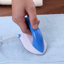 Blue Travel Mini Electric Thermostat Handheld Coated Plate Iron