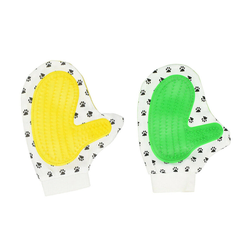 Pet Dog Cleaning Gloves Cat Dogs Bathing Massage Gloves 2PIECEs