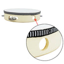 8'' For Kids Wooden Ring Round Musical Tambourine Drum Educational