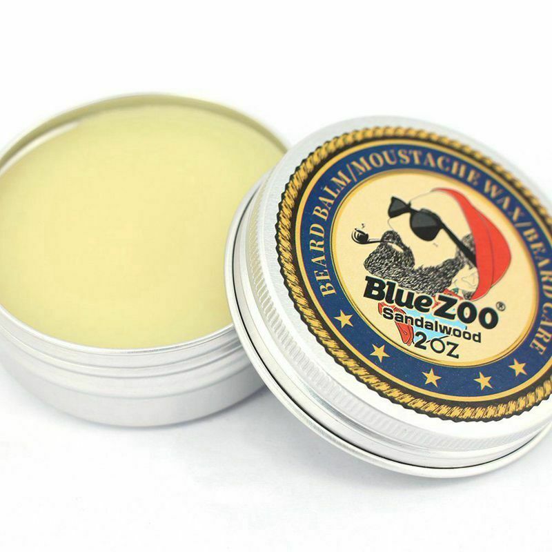 BlueZOO Beard Balm for Men-Encourages Growth-Natural Oil Leave In  P7B7