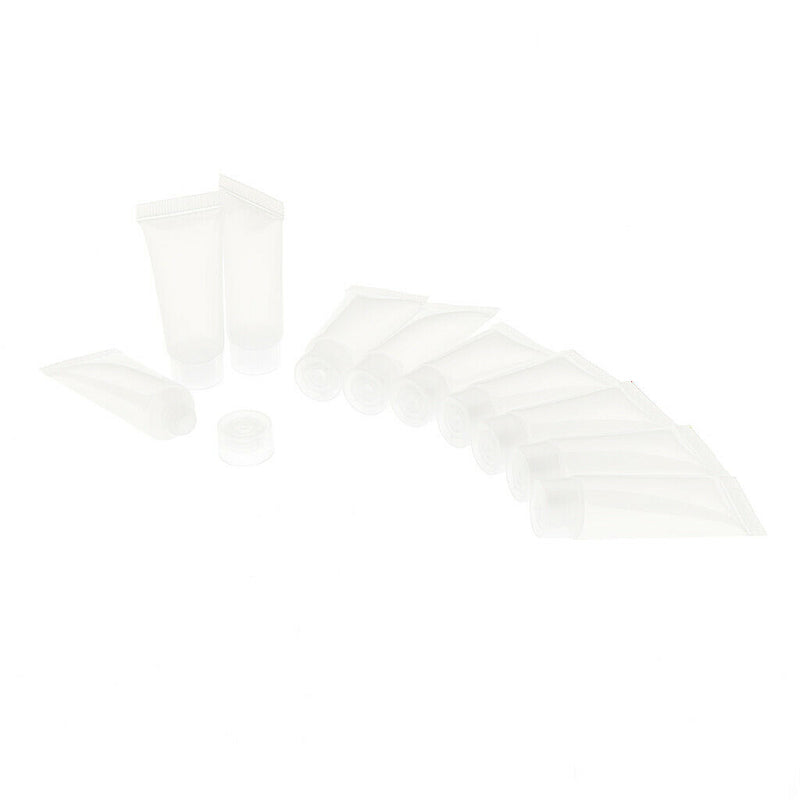 10ml Empty Plastic Soft Tube Sample Bottle Containers - 20 Pack -  Travel