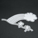 Cutting Die Decor Carbon Steel Rainbow Cloud Shape Craft Embossing