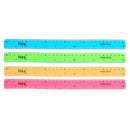 Soft 30cm Ruler Multicolour Flexible Creative Stationery Rule School Supply New
