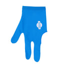 Spandex Snooker Billiard Pool Cue Glove Left Hand 3 Finger Accessory Blue