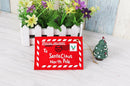 2pcs/Lot Christmas Santa Letter Envelope Greeting Cards Candy Bag Xmas Ornament