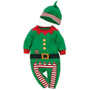Baby Boys Girls Overalls Romper Christmas costume Clothing Sets with Hat Gr