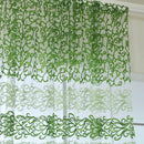 Door Window Tulle Voile Curtain Drape Panel Sheer Scarf Valance Divider Green