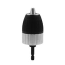 1PC 1.5-13mm Electric Hammer Keyless Drill Chucks with Hexagon Handle Thread Rod