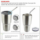 Stainless Steel Straws, 10.5 inches Reusable Drinking Straws for Tumblers,  A6P1