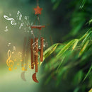 Star Bamboo Windchime 24.4inch Long Durable Hand Crafted Garden