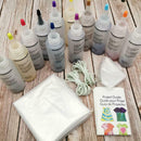 12 Paint Set Bottles Tulip One Step Tie Dye Set Vibrant Fabric Textile Permanent